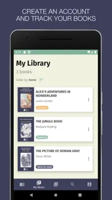 Free classic books - AliceAndB android App screenshot 0