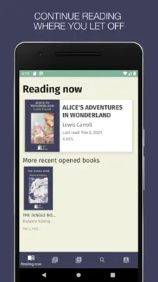 Free classic books - AliceAndB android App screenshot 1